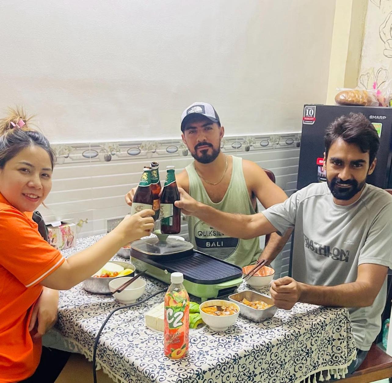 花ren Hostel Bandar Ho Chi Minh Luaran gambar